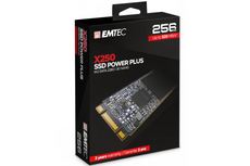 Nový pevný disk SSD EMTEC X250 Power Plus 256GB SSD M.2 2280 SATA III (ECSSD256GX250)
