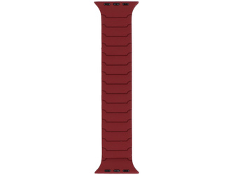 Nový pásek na smartwatch GlacierX Silicone Magnetic ExoStripe Burgundy pro Apple Watch 42/44/45/49mm Bordový