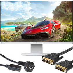 Tenkorámový monitor bílý EIZO FlexScan EV2450 24" IPS 1920x1080 LED HDMI + Kabeláž