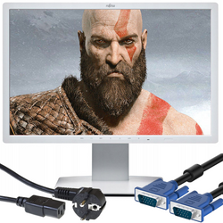 Monitor Fujitsu B24W-7 24" LED 1920x1200 IPS DisplayPort (PZ) +Okablowanie