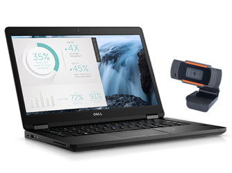 Dell Latitude E5470 i5-6300U 8GB 240GB SSD 1366x768 Třída A- Windows 10 Home + webová kamera