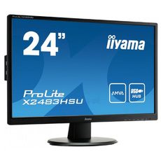 Monitor IIYAMA X2483HSU 24" AMVA 1920x1080 D-SUB DVI HDMI černý Třída A