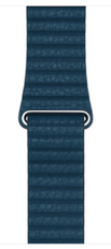 Originál Kožená smyčka Apple Watch Cosmos Blue 42MM / L Strap v uzavřeném obalu