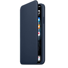 Original Leather Case Apple iPhone 11 Pro Max Leather Folio Deep Sea Blue