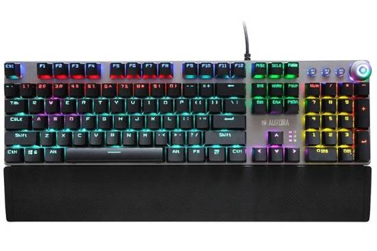 Mechanická klávesnice iBOX Aurora K-3 LED IKGMK3 pro hráče po vrácení