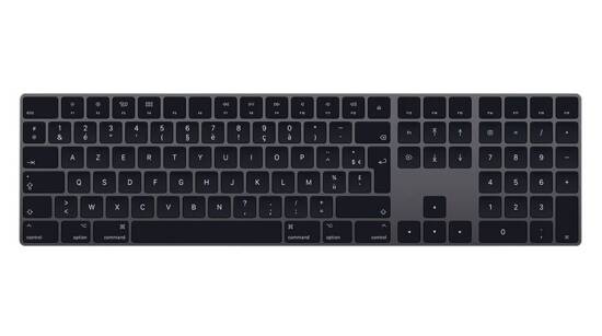 Nové Originál Apple Magic Keyboard Numeric Keypad French Dark Gray A1843 