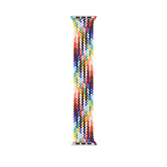 Originál Apple Pletená smyčka Solo Loop 44mm Pride Edition Strap Velikost 4