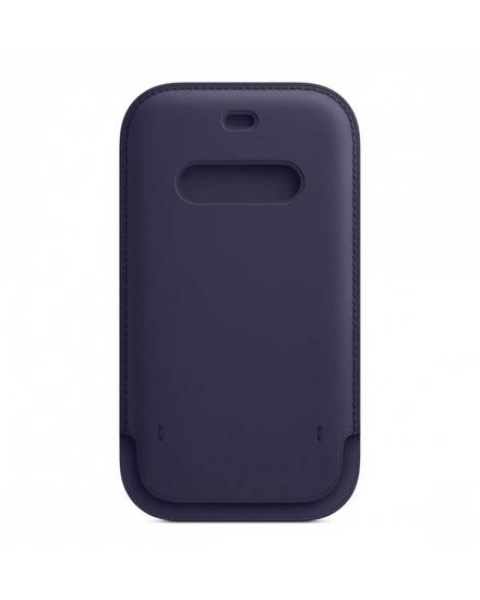 Originál Kožené pouzdro Magsafe Apple iPhone 12 / 12 Pro Deep Violet
