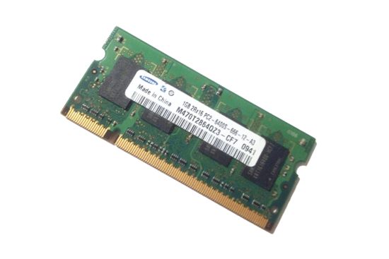 Paměť RAM SAMSUNG 1GB DDR2 800MHz PC2-6400S SODIMM pro notebooky