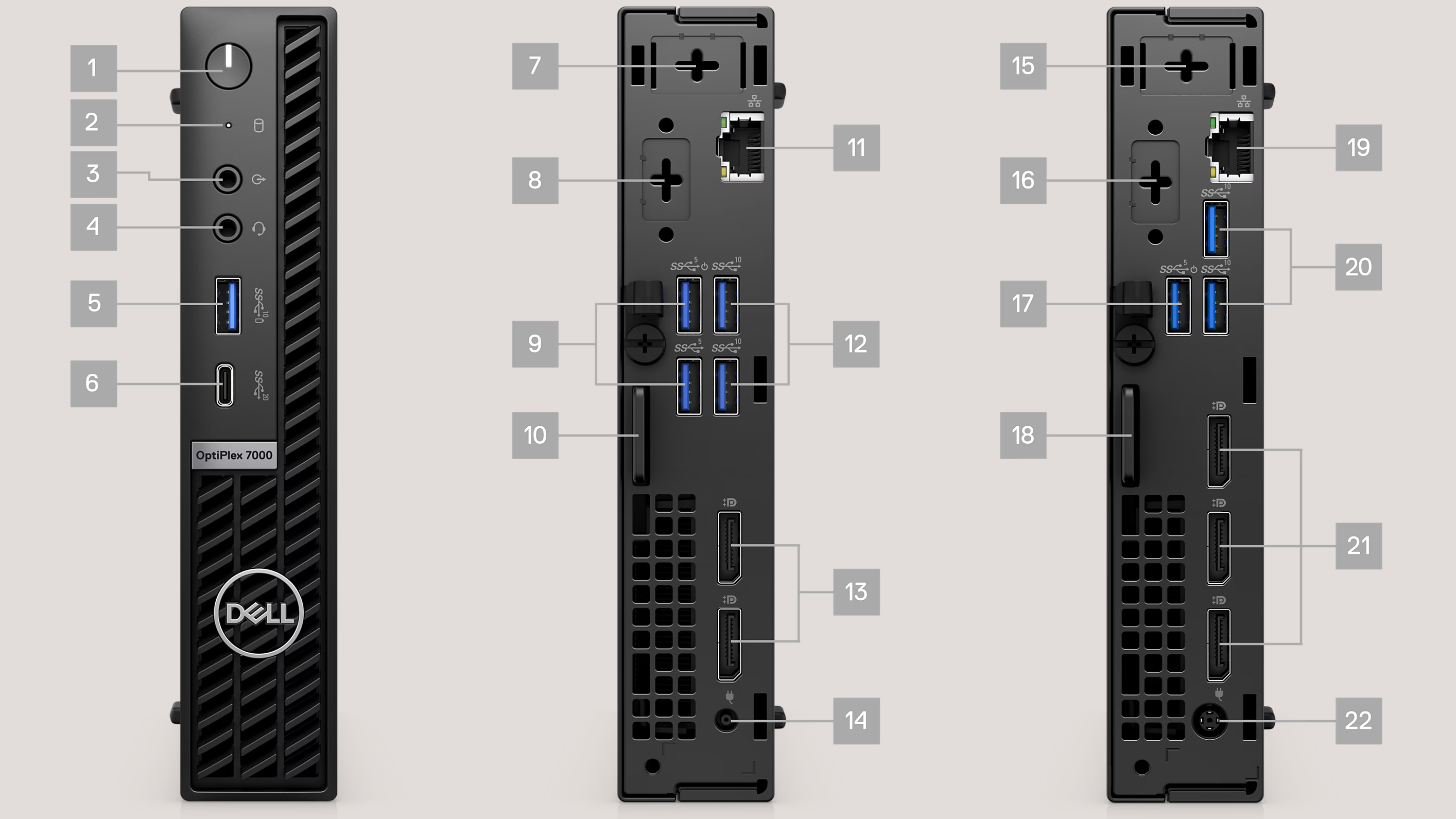 Dell OptiPlex 7000 Micro – ultrakompakter Business-Desktop-PC im Micro-Formfaktor