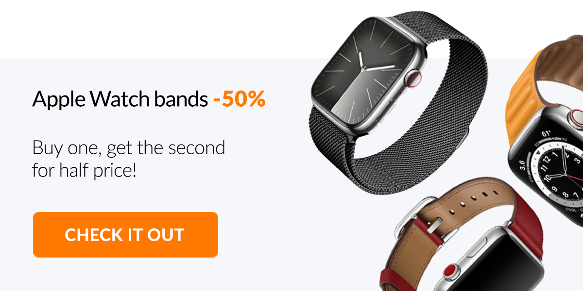 The second watch strap half price