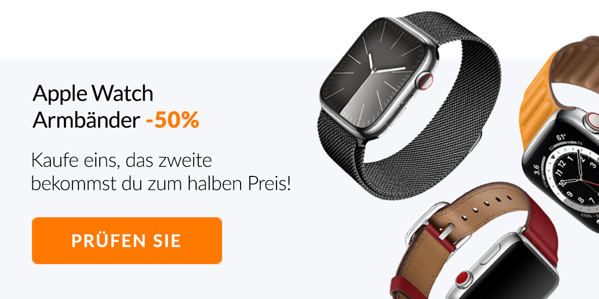 Das zweite Uhrenarmband zum halben Preis