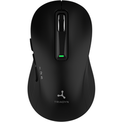 Neue Drahtlose Büromaus Triadyn EUROPA Bluetooth 2.4 GHz 1600 DPI Schwarz