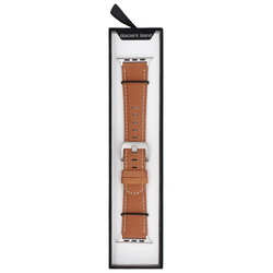 Neues Armband für die Smartwatch GlacierX Classic Leather Brown, geeignet für die Apple Watch 42/44/45/49mm.