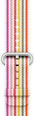 Original Apple Watch Woven Nylon Pink Stripe Armband 42mm in versiegelter Verpackung