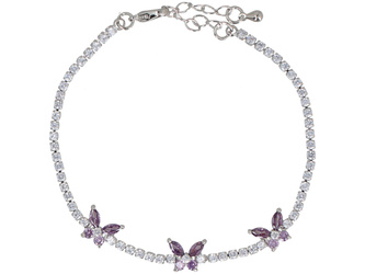 Märchen-Armband Silber-Rosa