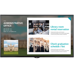 Monitor LG 55SE3KE 55" LED 1920x1080 HDMI Digital Signage Werbung CCTV Schwarz Klasse A-