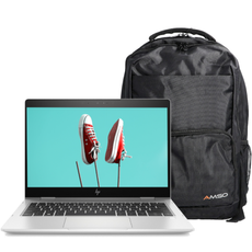 Touchscreen HP EliteBook 830 G6 i5-8365U 16GB 480GB SSD 1920x1080 Klasse A- Windows 11 Home + Neuer Frisk Rucksack