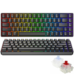 New Gaming Mechanical Keyboard Triadyn PLAY ELECTRA RGB Anti-Ghosting Red Switches For Gamers Black