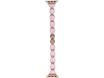 New bracelet for the GlacierX Pearl Glow Chain Bracelet Shell Bloom smartwatch for Apple Watch 38/40/41mm Rose Gold