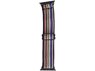 New strap for the GlacierX Nylon Nomad Threads Desert Bloom smartwatch for Apple Watch 38/40/41mm Multicolor