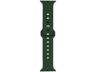 GlacierX Silicone Wave Dark Grass Green strap for Apple Watch 38/40/41mm Green