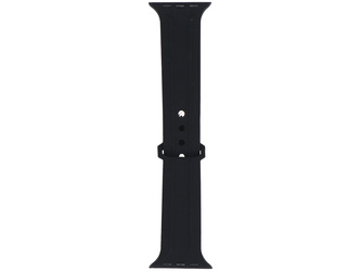 New strap for the GlacierX Silicone Synthwave Black smartwatch for Apple Watch 42/44/45/49mm Black