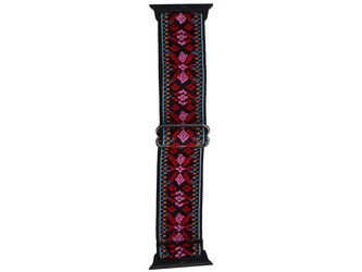 New strap for the GlacierX Nylon Nomad Threads smartwatch Oriental Rose for Apple Watch 38/40/41mm Red-Pink