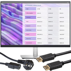 Dell P2423 Monitor 24" LED 1920x1200 IPS HDMI Black Class A- Cabling