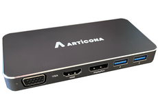 ARTICONA 4156215 Docking Station USB-C HDMI DisplayPort VGA