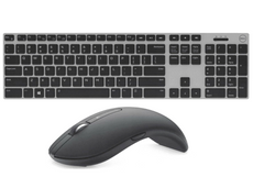 New Dell Premier KM717 Wireless Set Keyboard + Mouse + Stickers