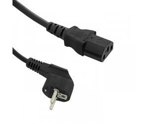 New PC C13 3-pin power cable 1.5m