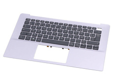 New Palmrest Silver Dell Inspiron 5490 5498+ Keyboard Stickers TVJY7 YYDF8 PNM1K 135