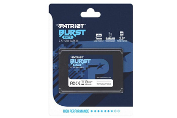 New SSD Drive Patriot Burst Elite 480GB SATA III 2,5" (450/320 MB/s) 7mm TLC