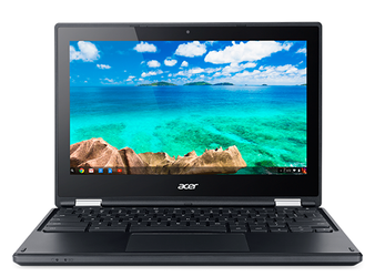 Touchscreen Acer Chromebook R11 N15Q8 2-in-1 Celeron N3160 4GB 32GB Flash 1366x768 Class A Chrome OS