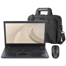 Touchscreen Lenovo ThinkPad T470 i5-7300U 8GB 240GB SSD 1920x1080 Class A Windows 10 Professional + Bag + Mouse