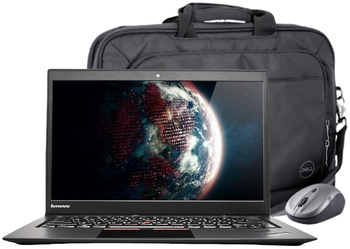 Touchscreen Lenovo ThinkPad X1 Carbon 3rd i5-5200U 8GB 240GB SSD 2560x1440 Class A- Windows 10 Professional + Bag + Mouse