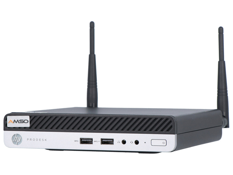 HP ProDesk 400 G4 Desktop Mini i38100T 4x3.1GHz 4GB 1TB HDD WIFI