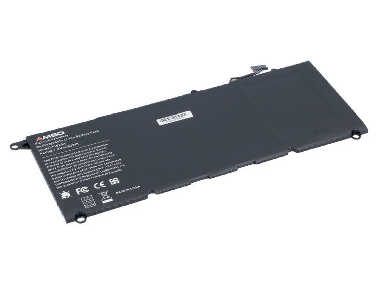 New battery for Dell XPS 13 60Wh 7.6V 7895mAh | Accessories \ Batteries | AMSO