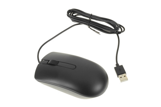 Dell MS116 LED Optical Mouse USB 1000dpi Black