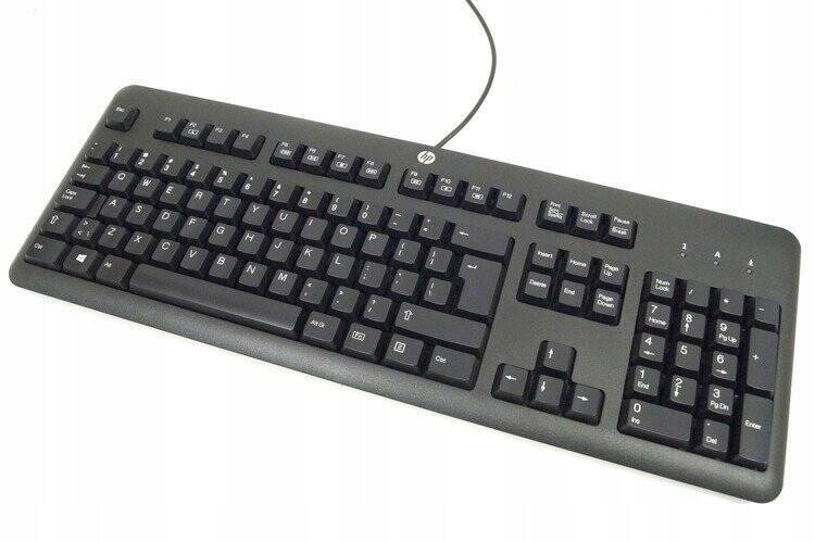 HP KU-1156 USB Office Keyboard Black QWERTY