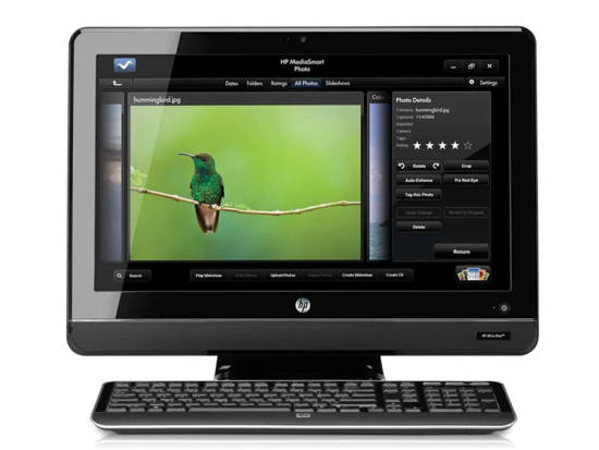 HP Omni 200 5320 i3-550 2x3.2GHz 4GB 240GB SSD Windows 10 Home All-In-One PC