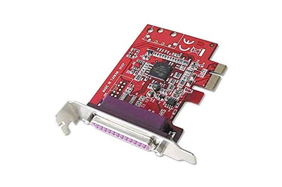 IEEE 1284 LPT Controller Card on PCI Express x1 Low Profile