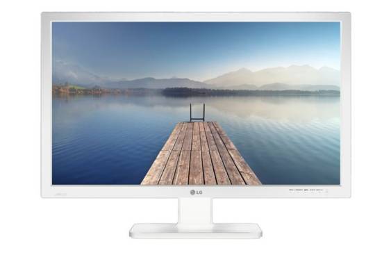 LG 24BK55WY 24" LED monitor 1920x1200 IPS DVI DisplayPort White