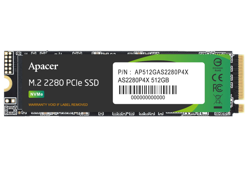 M.2 APACER 256GB AS2280P4X PCIe BULK Drive