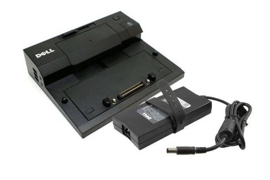 NEW Dell E-Port II PR03X E6520 E6420 E6320 E6510 USB 3.0 Docking Station +Power Adapter