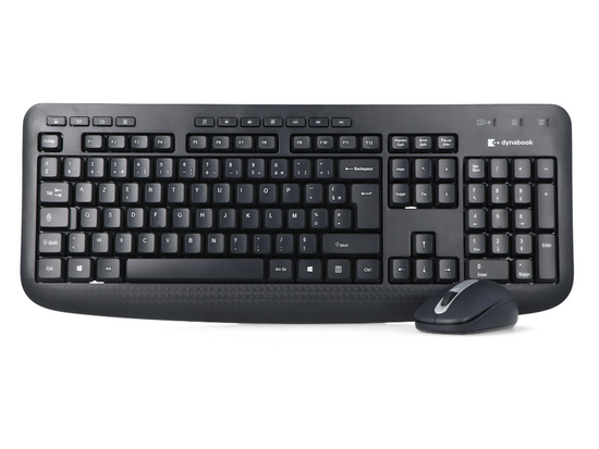 New Dynabook Wireless Keyboard & Silent Mouse KL50M Set - FR PA5350E-1EFR AZERTY Keyboard + Mouse