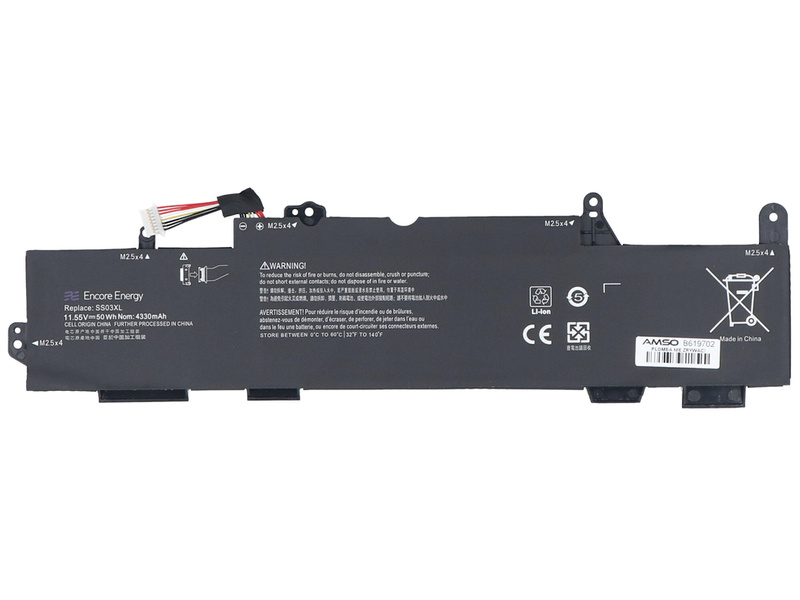 New Encore Energy battery for HP EliteBook 840 830 735 745 755 ZBOOK 14u G5 50Wh 11.55V 4330mAh SS03XL