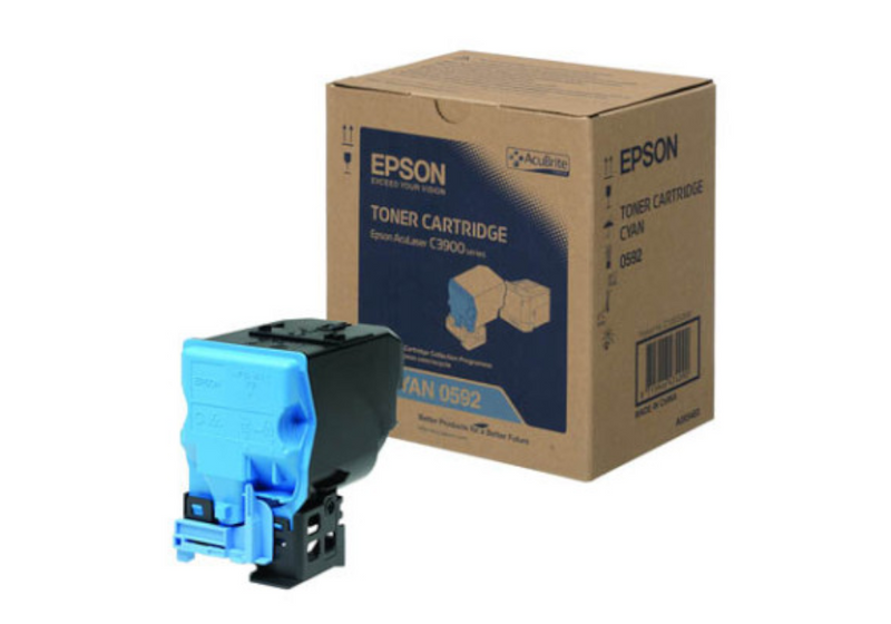 New Epson toner C13S050592 Cyan