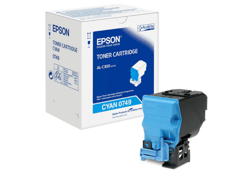 New Epson toner C13S050749 Cyan